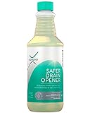XionLab Safer, Greener Drain Clog Remover – Industrial-Strength Liquid Drain Cleaner for Hair & Grease – Septic Safe, Odorless, Biodegradable for Bathroom Sink, Bath Tub, & Shower Drain – 32 oz