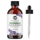 NaturoBliss 100% Pure & Natural Lavender Essential Oil Therapeutic Grade Premium Quality Lavender Oil with Glass Dropper - Huge 4 fl. Oz - Perfect for Aromatherapy and Relaxation