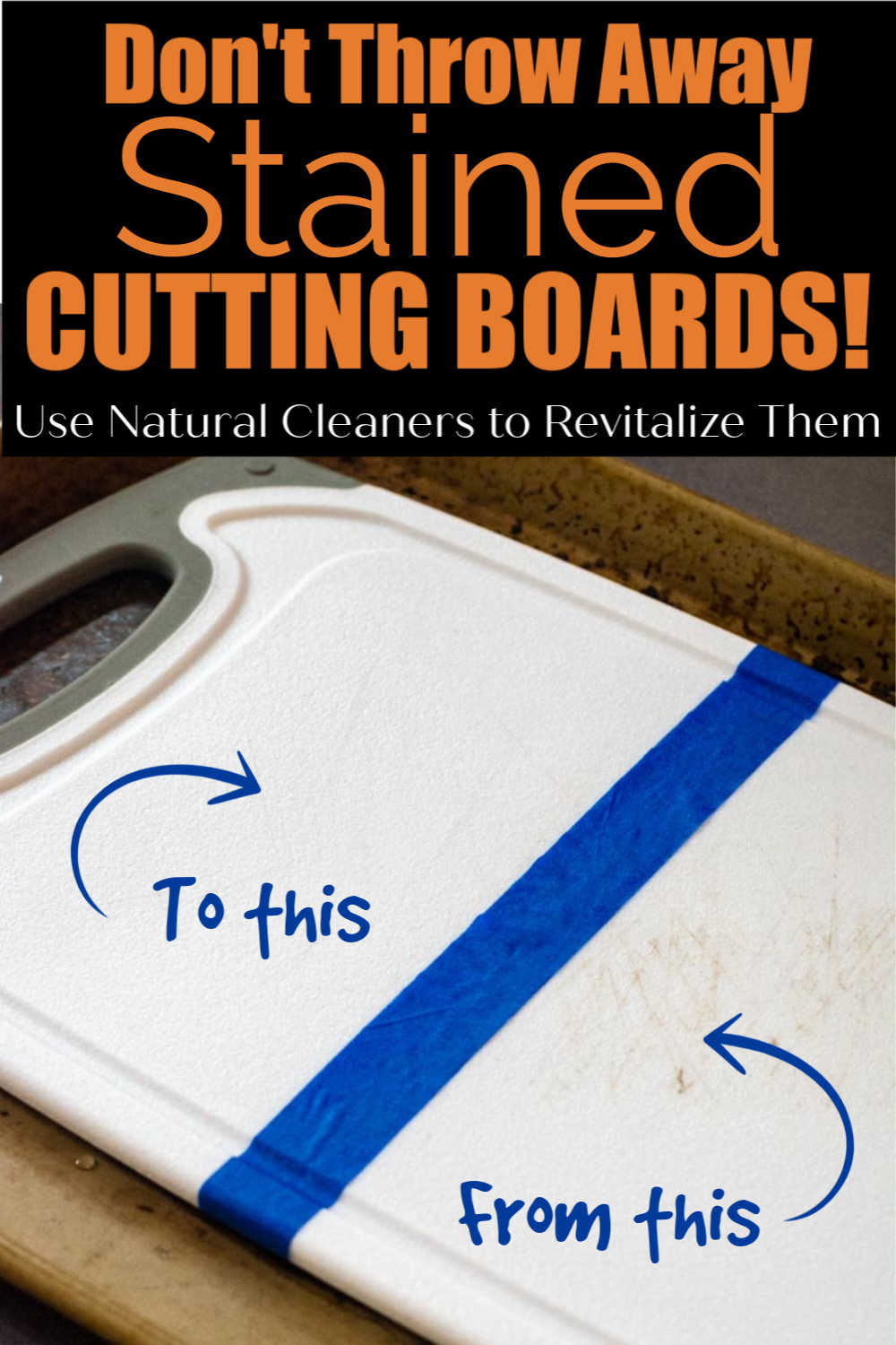 How To Remove Stains From Plastic Cutting Boards