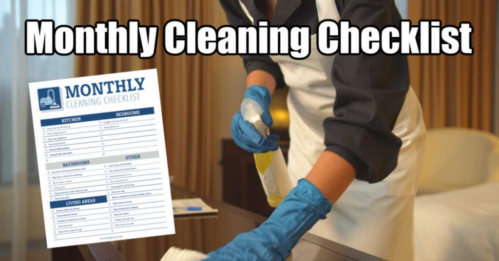 cleaning a table with a cloth and spray bottle