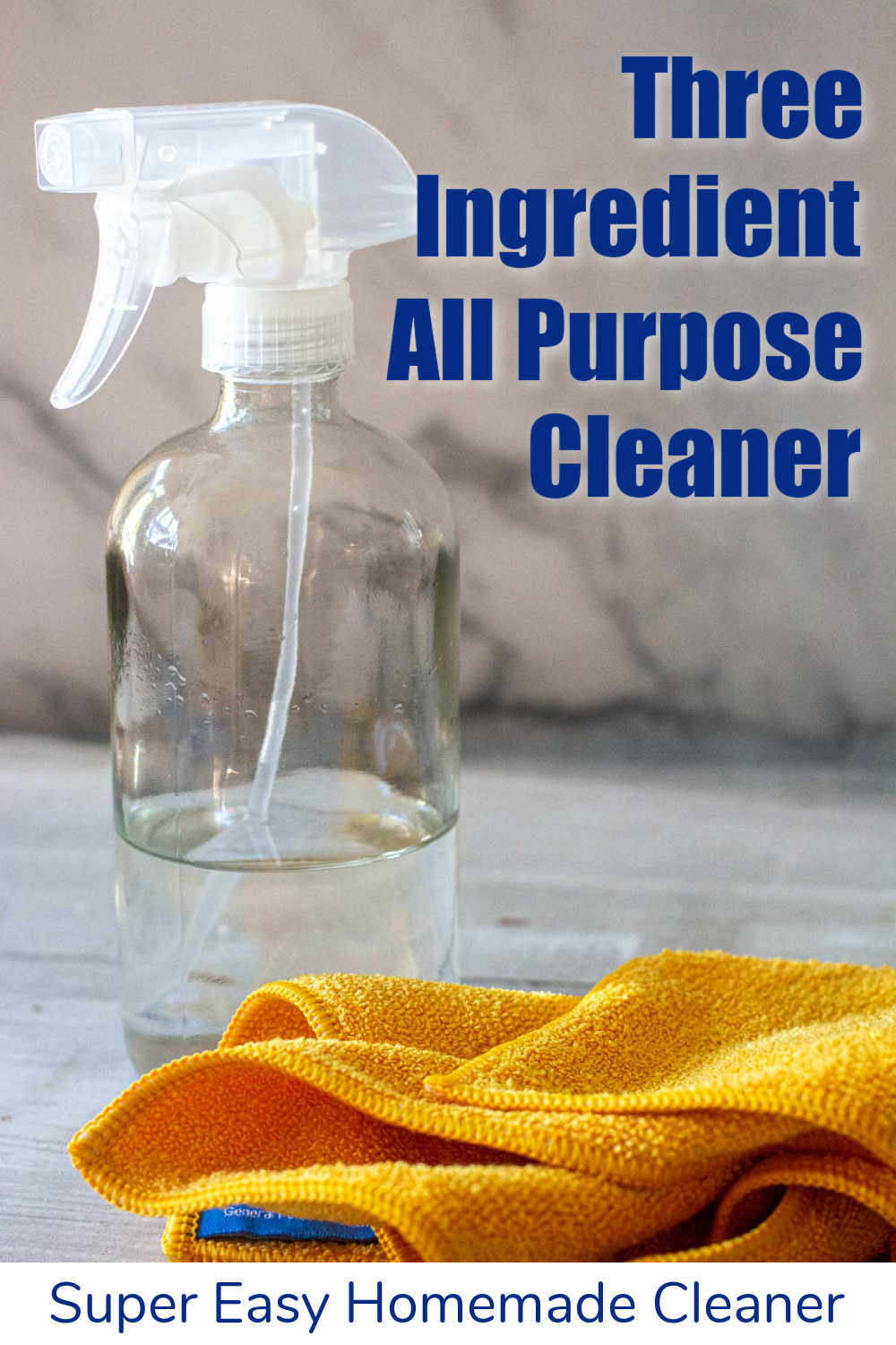 Three Ingredient Disinfectant Spray
